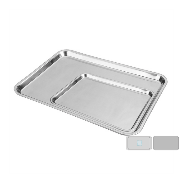 Rustfrit stål vingeløse bakker